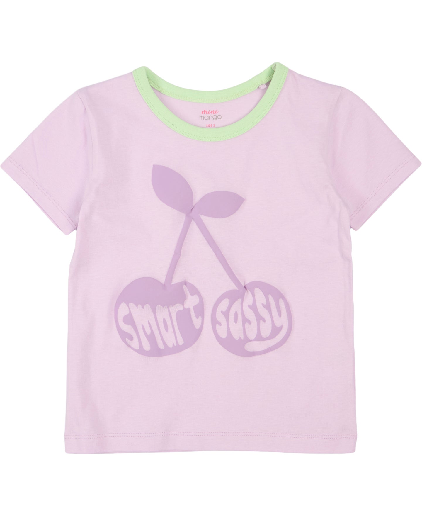 Little Kids' Short Sleeve Contrast Print Tee