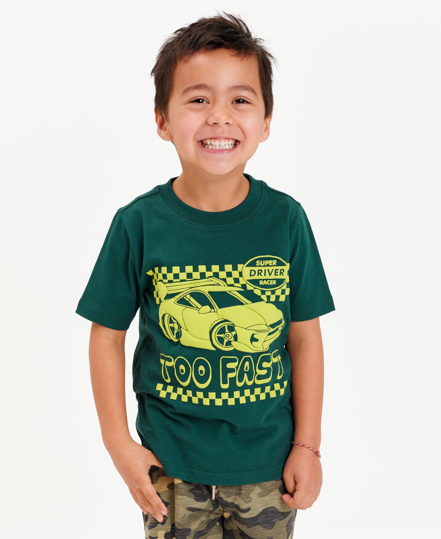 Little Kids' Short Sleeve Puff Print Tee