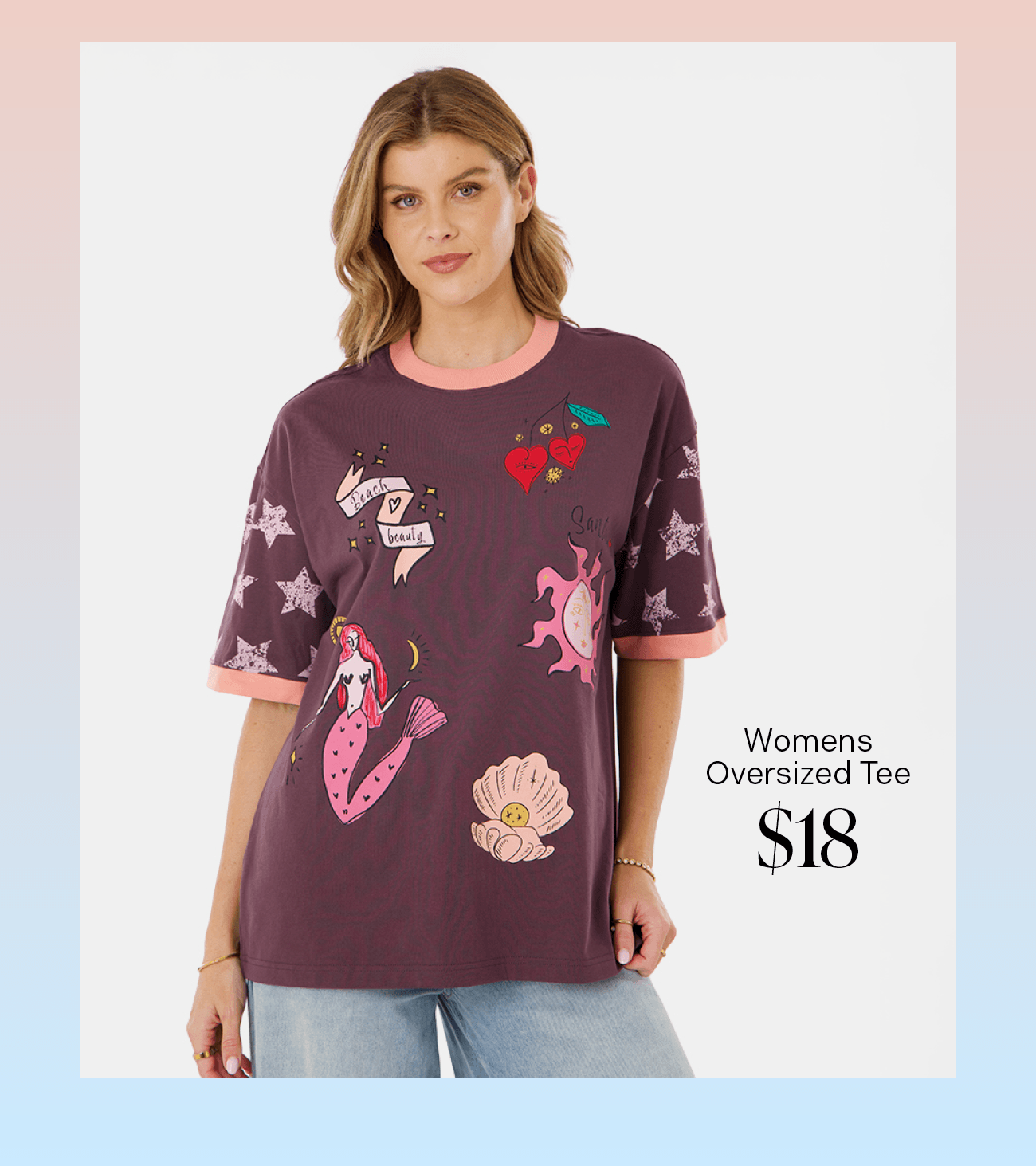 Women's Oversized Graphic Tee