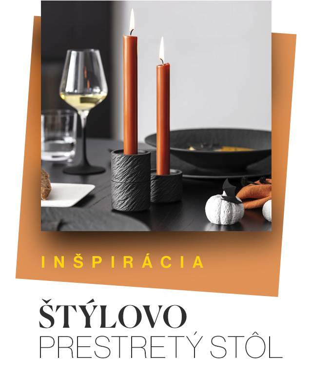 Štýlovo prestrený stol