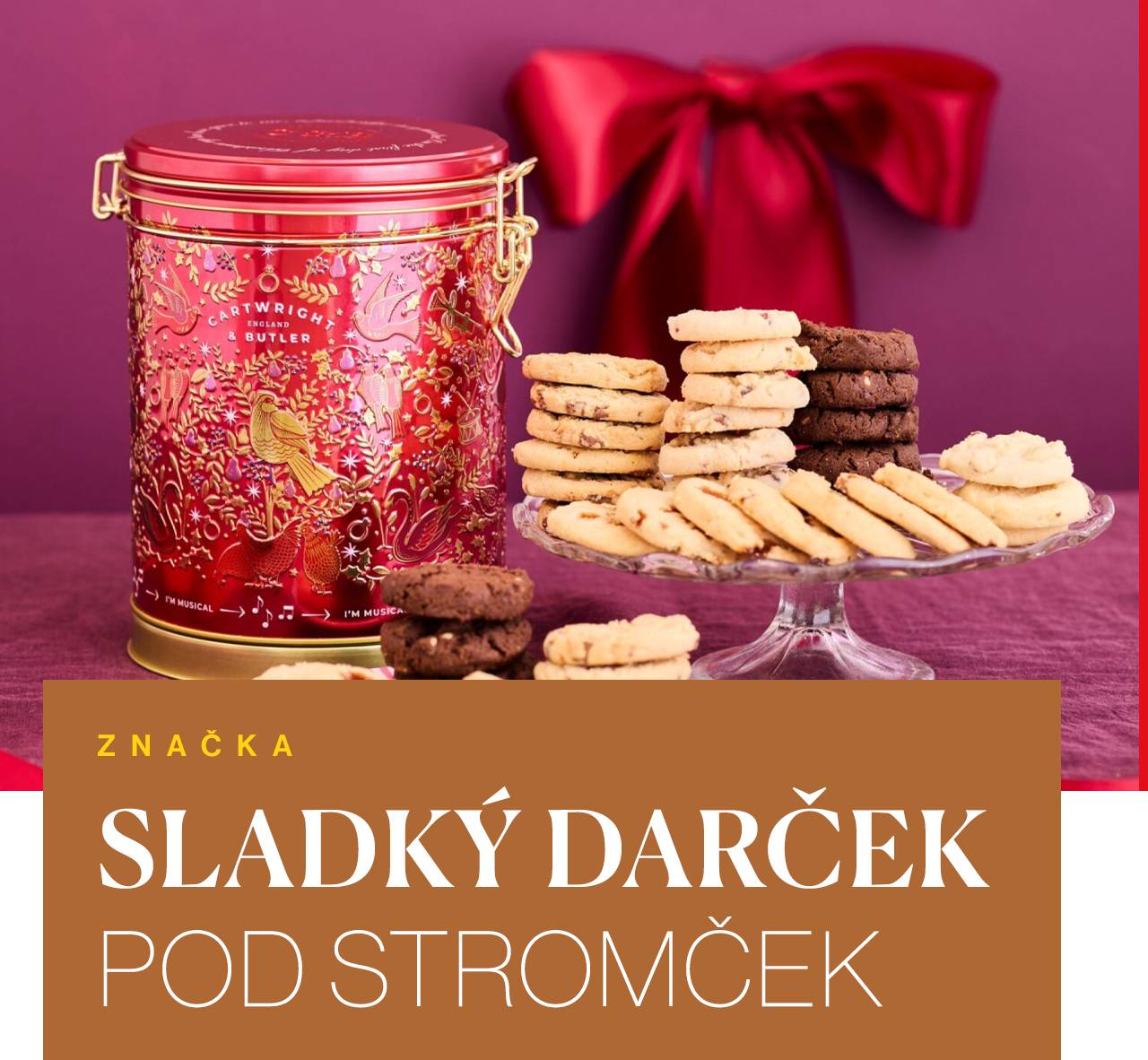 Ochutnajte prianie kúzelných Vianoc v podobe lahodných sušienok, ktoré vám posiela Cartwright & Butler.