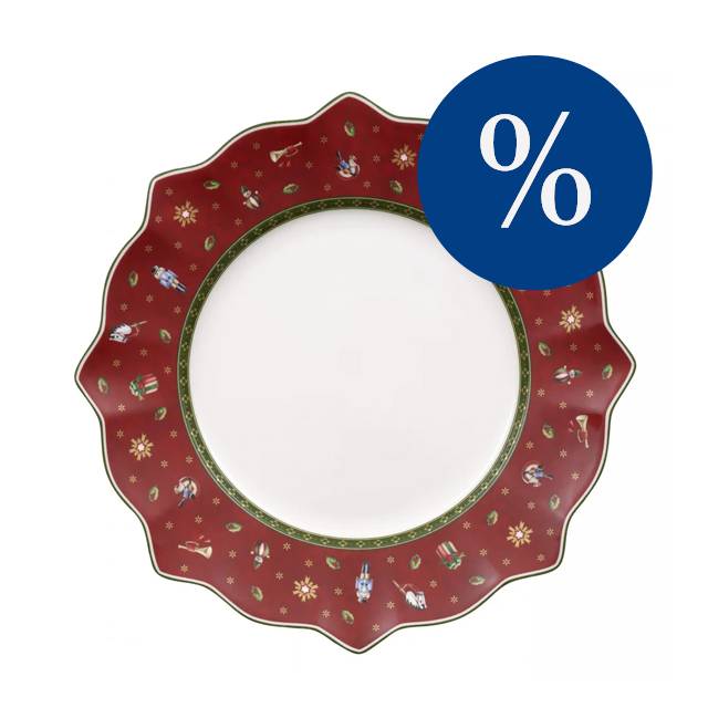 V&B Toy's Delight Jídelní talíř červený