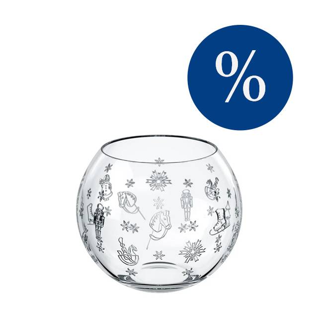 Sklenený svietnik na čajové sviečky Toy's Delight, Ø 9,5 cm