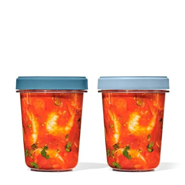 Sada stohovateľných dóz na potraviny Twist&Stack, 950 ml, 2 ks