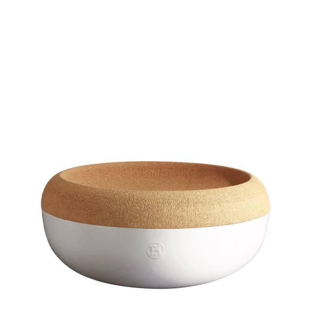 EH Mísa velká na uskladnění ovoce a zeleniny s korkovým víkem, 6,5l slonová kost