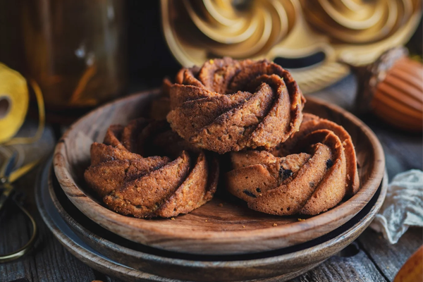 Bezlepkové mini bábovky s jablkami