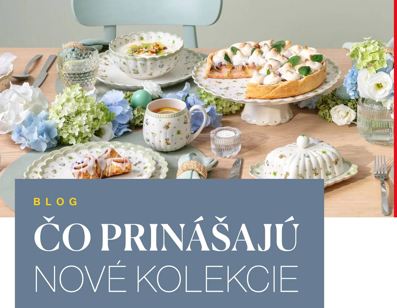 Nové porcelánové kúsky potešia nielen milovníkov sezónneho stolovania, ale aj všetkých, ktorí si radi doprajú sviatočnú náladu v decentnom a nadčasovom prevedení. Tento rok sa môžete tešiť hneď na dve výrazné línie: novinku Easter Delight a obľúbenú zberateľskú edíciu porcelánu Annual Easter Edition.
