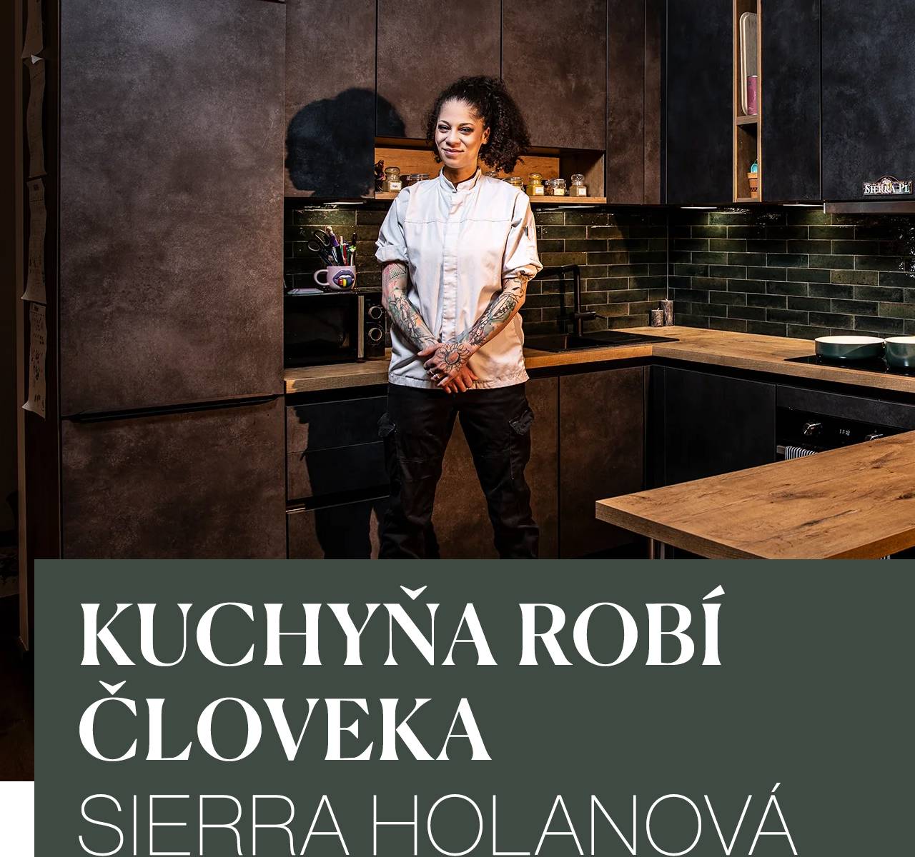 Americká šéfkuchárka zo San Francisca, ktorá od dvanástich rokov vyrastá v Prahe, a prvá víťazka reality show Hell’s Kitchen. Nebojí sa spájať Áziu s Mexikom, pustiť si k vareniu techno aj Vivaldiho a servírovať jedlo štýlom „family sharing“. 