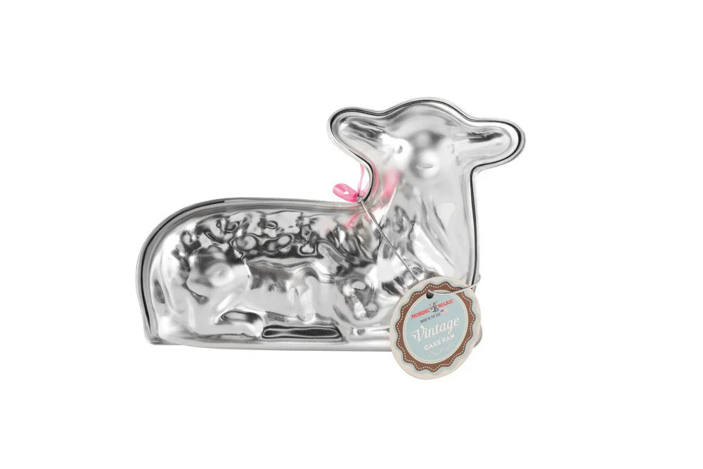 Forma na pečenie veľkonočného barančeka , strieborná, 710 ml