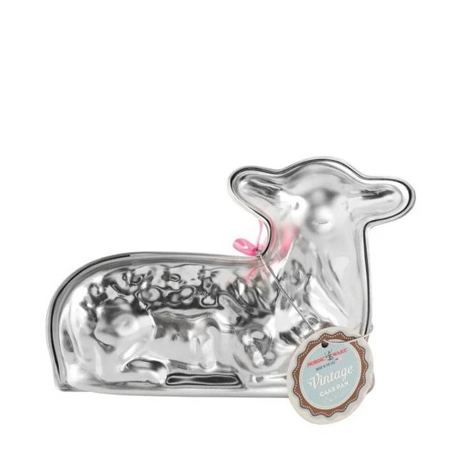 Forma na pečenie veľkonočného barančeka , strieborná, 710 ml