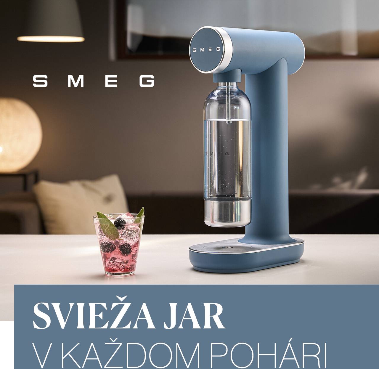 Domáca perlivá voda je ten najjednoduchší spôsob, ako si dopriať každodennú dávku sviežosti. Stačí pár sekúnd a máte hotovo. Jemne, stredne alebo poriadne perlivé, presne podľa nálady.