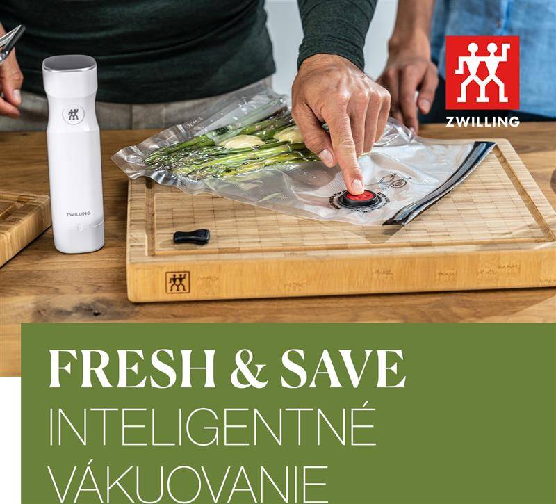 Uchovajte suroviny čerstvé až 5× dlhšie s FRESH & SAVE.