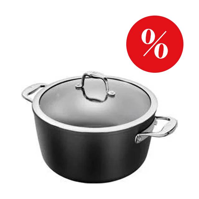 Forte titánový hrniec so sklenenou pokrievkou 28 cm