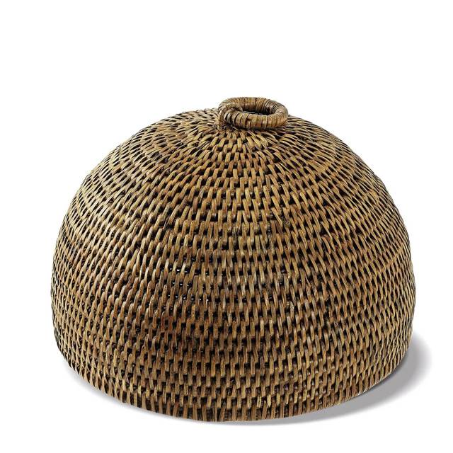 Ratanový poklop, kolekcia Radici, Ø 21,5 cm, medovo hnedá