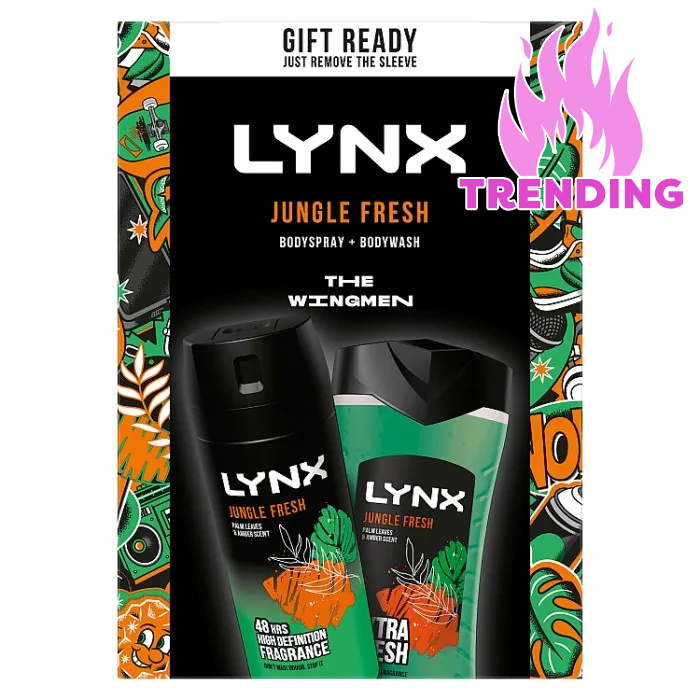 Lynx Jungle Fresh The Wingmen 2 piece Giftset