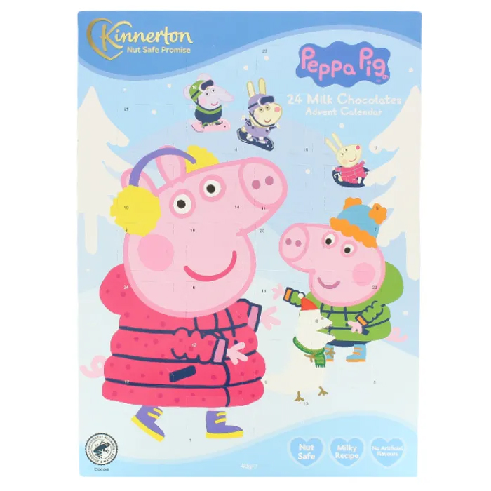 Christmas Peppa Pig Kids Kinnerton Advent Calendar, 40g