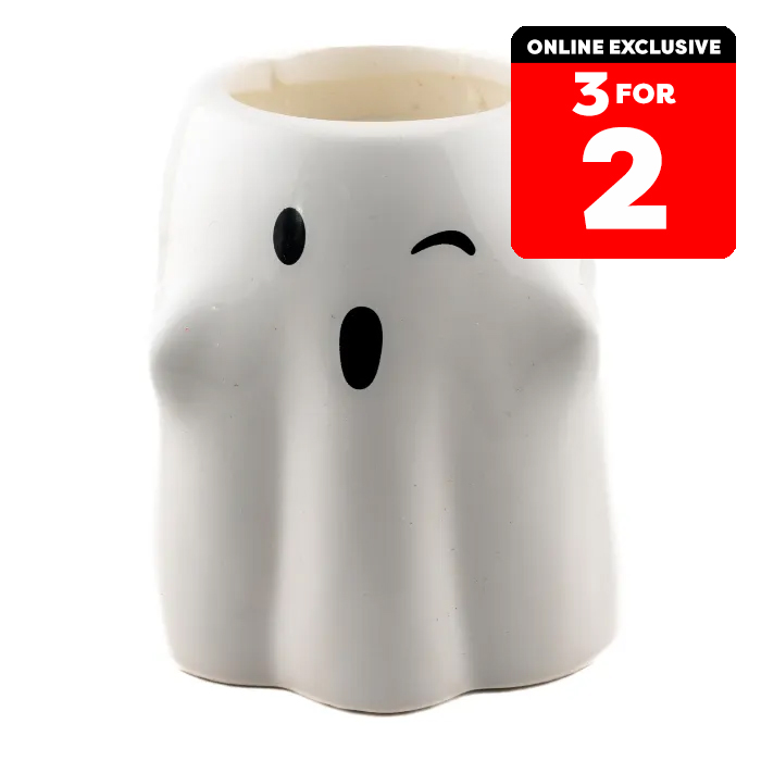 Halloween Ghost Scented Candle, 10cm