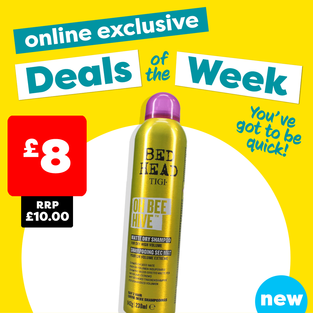 TIGI Bed Head Oh Bee Hive Matte Dry Shampoo For Volume, 238ml