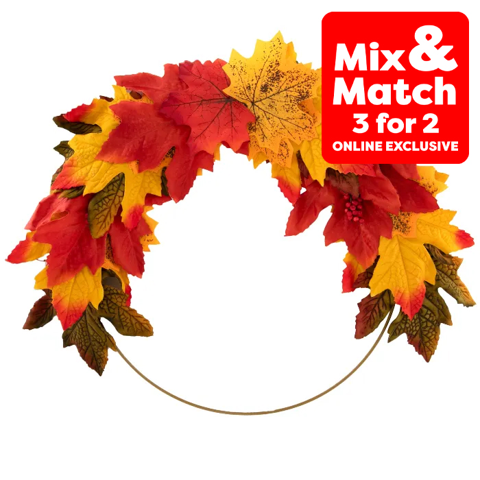 Autumn Leaf Decorative Wreath