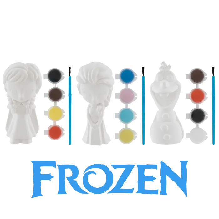 Frozen Paint Your Own Figures, 3 Piece Set