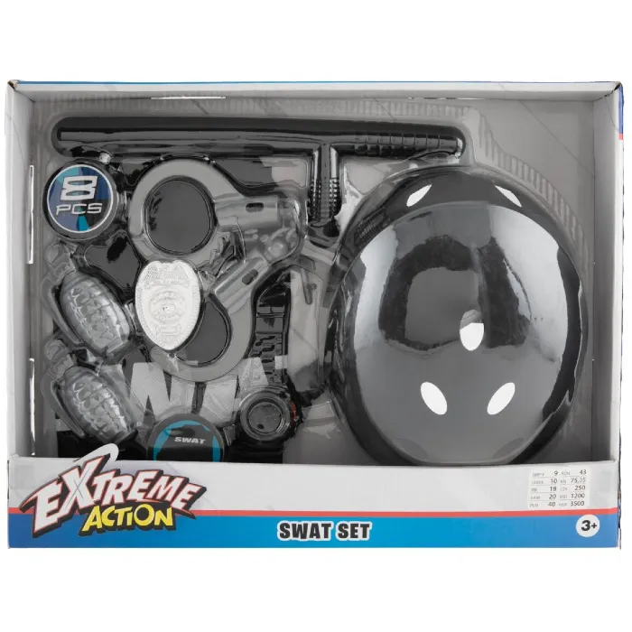 Pepco Extreme Action Toy Set - SWAT (8 pcs)