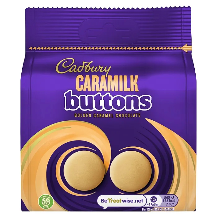 Cadbury Caramilk Buttons, 85g