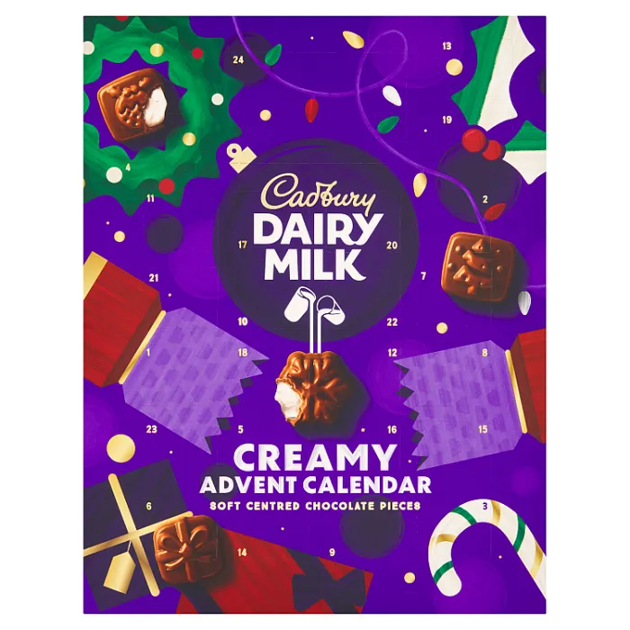 Cadbury Dairy Milk Creamy Advent Calendar, 170g