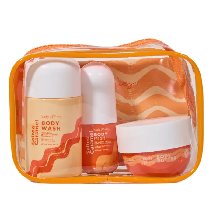 Body Stories Salted Caramel Travel Gift Set