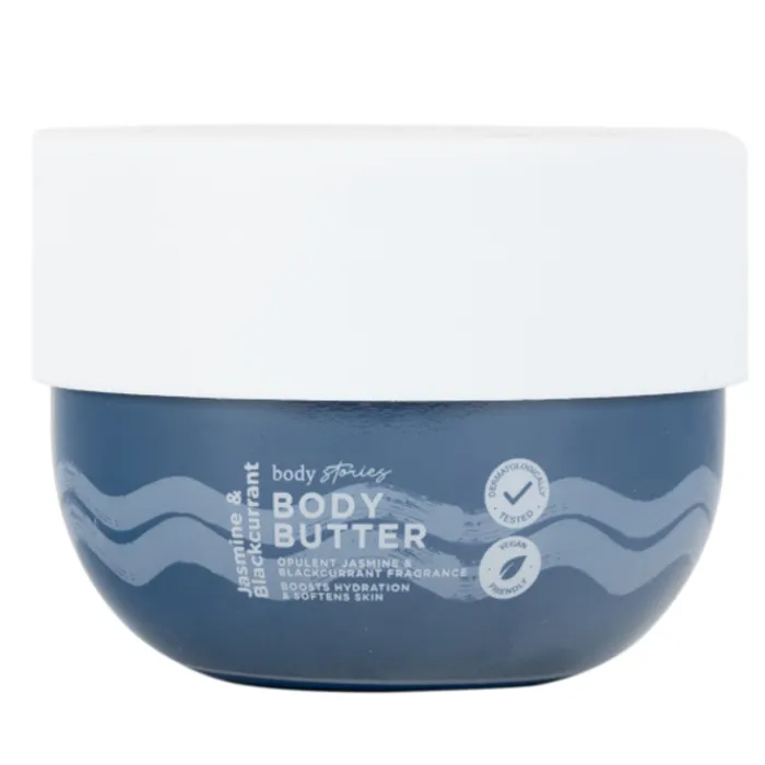 Body Stories Jasmin & Blackcurrant Body Butter, 200g