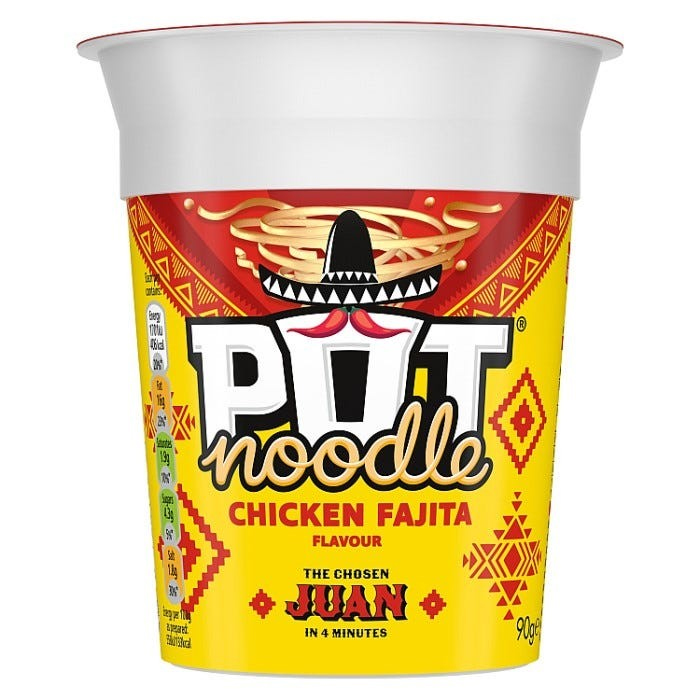 Pot Noodle Chicken Fajita, 90g