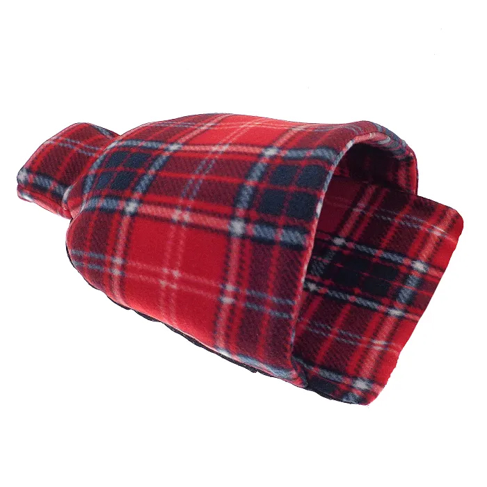 Country Club Red Tartan Foot Warmer With Hot Water Bottle