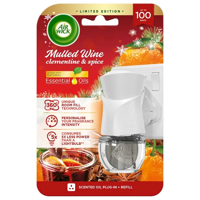 Air Wick Mulled Wine Electrical Plug In, 19ml