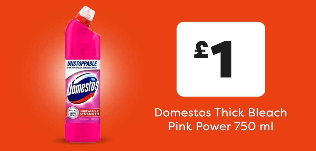  Domestos Thick Bleach Pink Power 750 ml