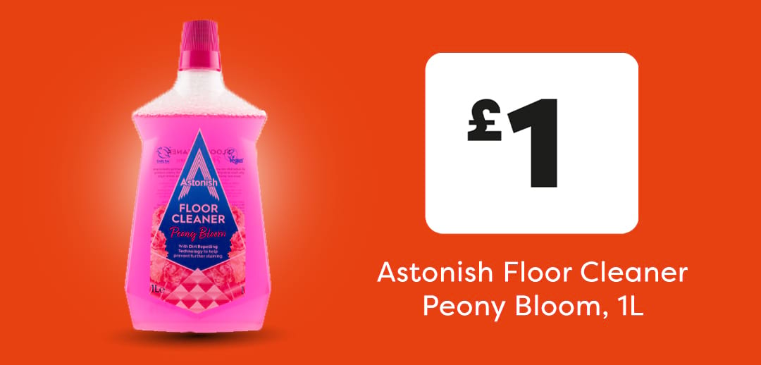 Astonish Floor Cleaner Peony Bloom, 1L