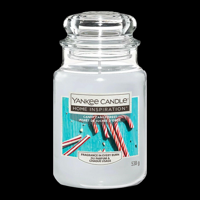 Yankee Candle Candy Cane Forest Large Jar Candle, 538g