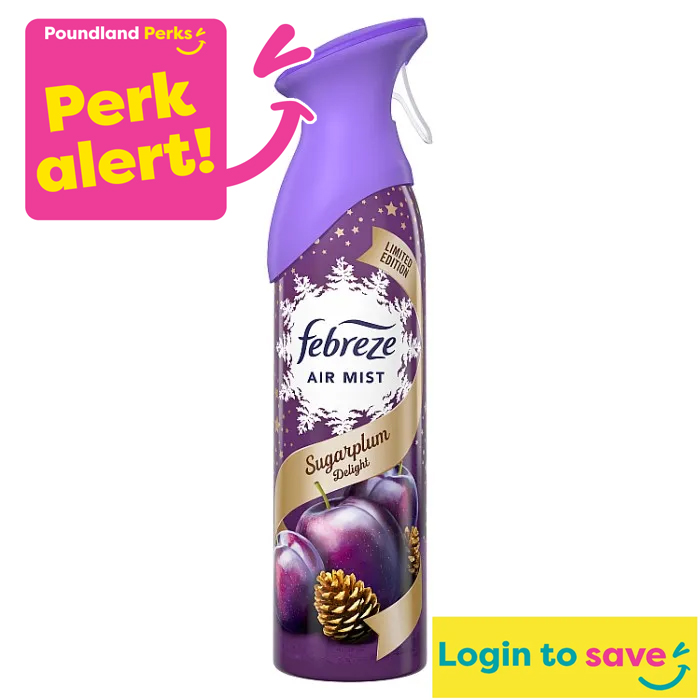 Febreze Aerosol Air Mist Sugarplum Delight, 185ml