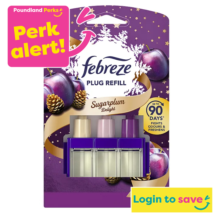 Febreze 3Volution Air Freshener Plug In Refill Sugarplum Delight, 20ml