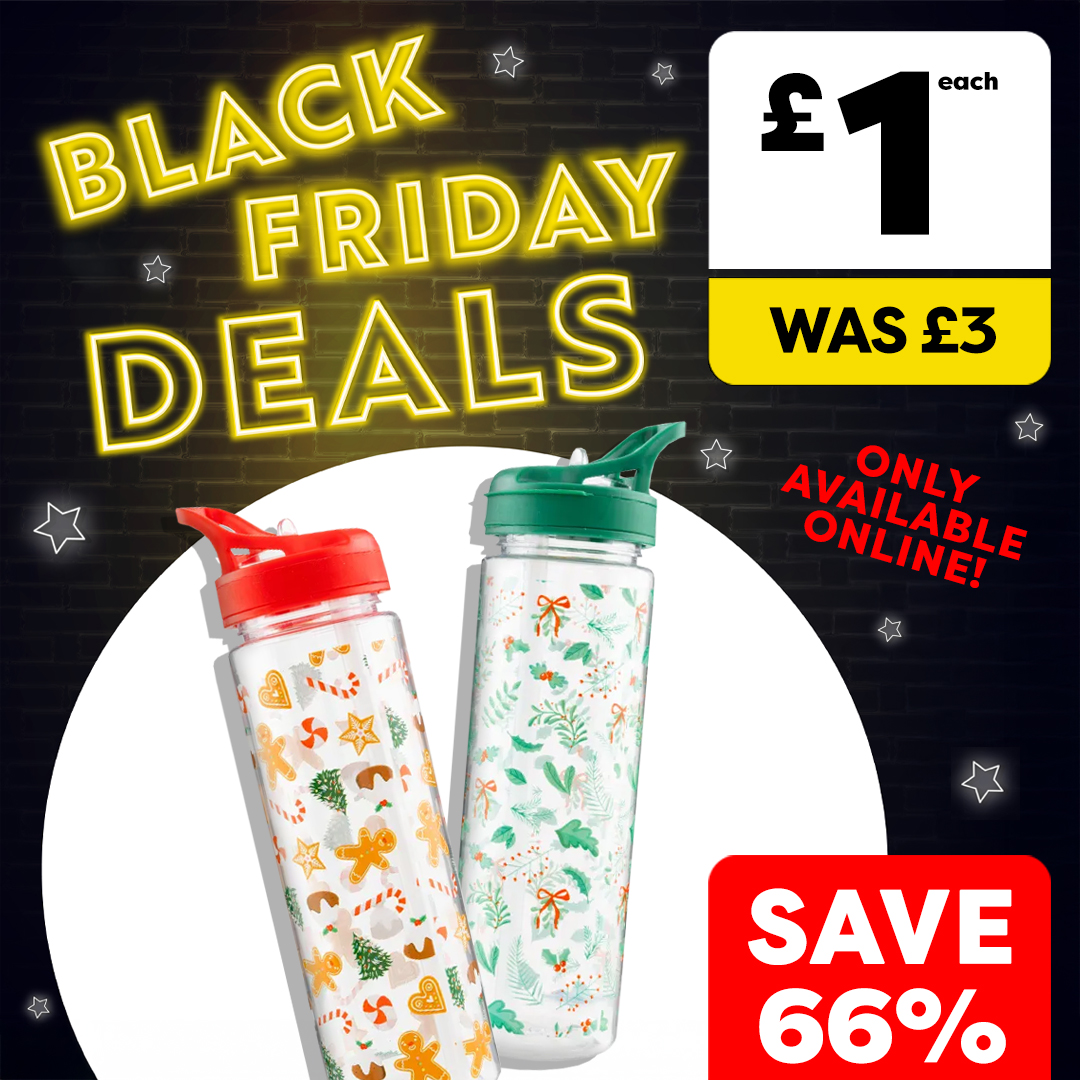 Christmas Festive Water Bottle 750ml