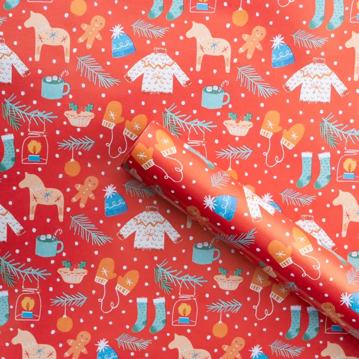 Christmas Joy Gift Wrap 4m - Festive Clothing