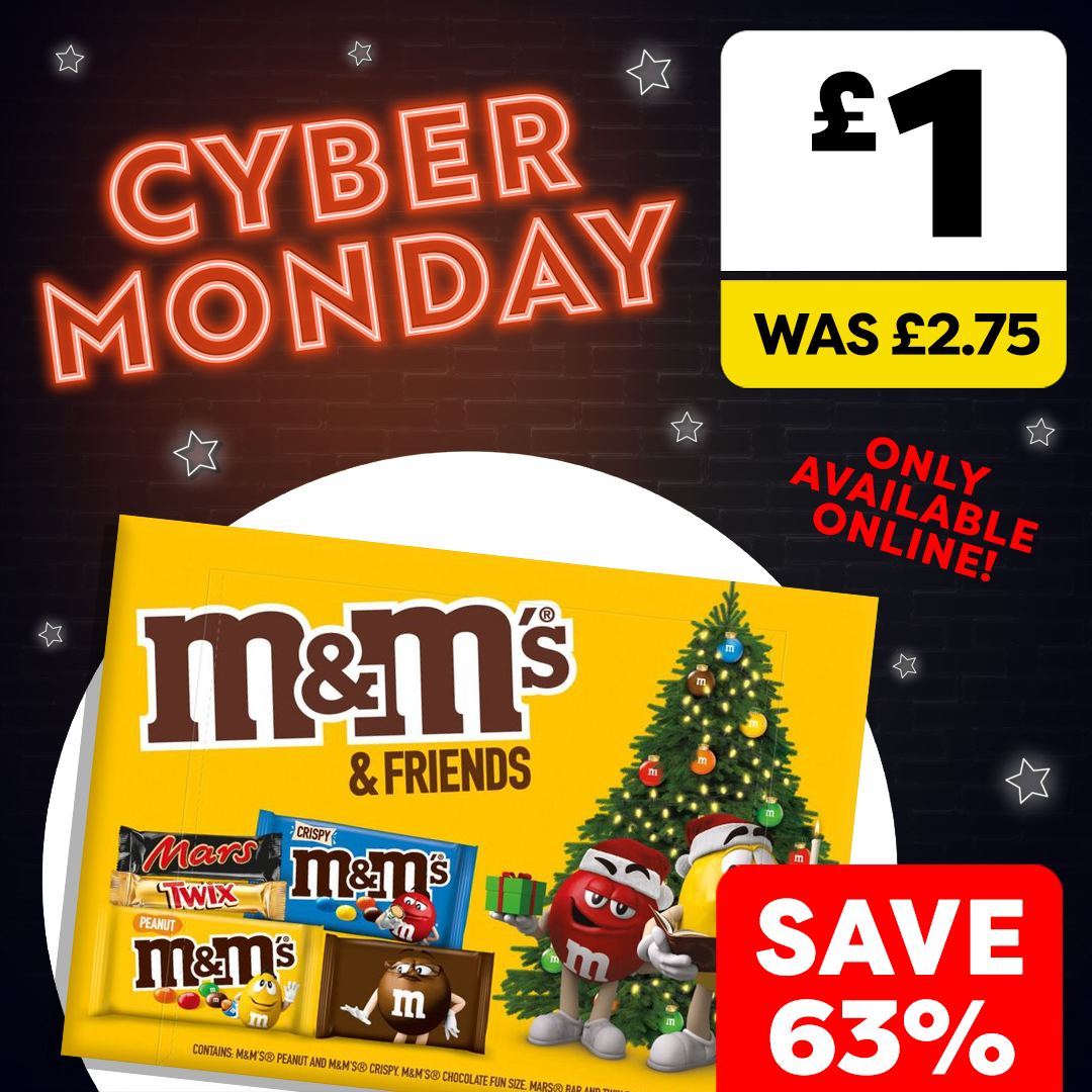 M&M's and Friends Medium Christmas Chocolate Selection Box, 137g