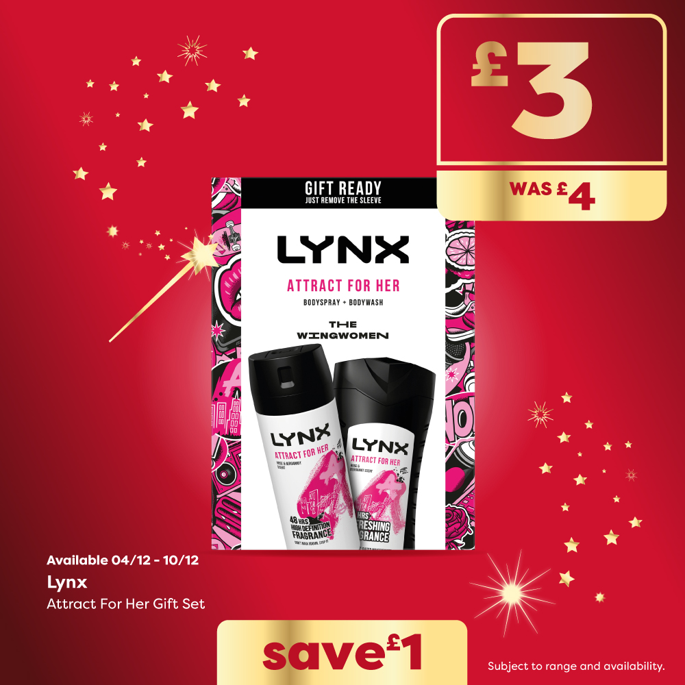 Lynx Attract For Her The Wingwoman Gift Set