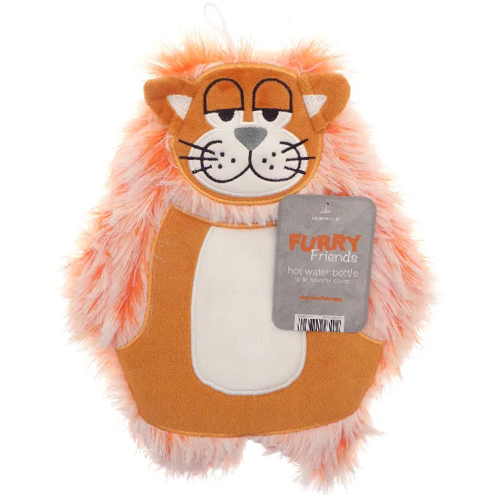 Country Club Furry Friends Hot Water Bottle - Cat