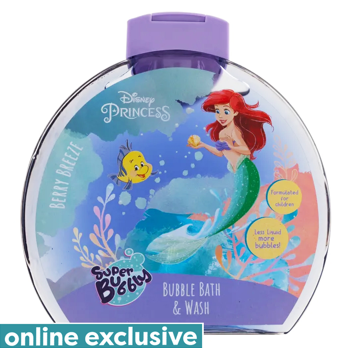 Disney Princess Berry Breeze Bubble Bath & Wash, 300ml