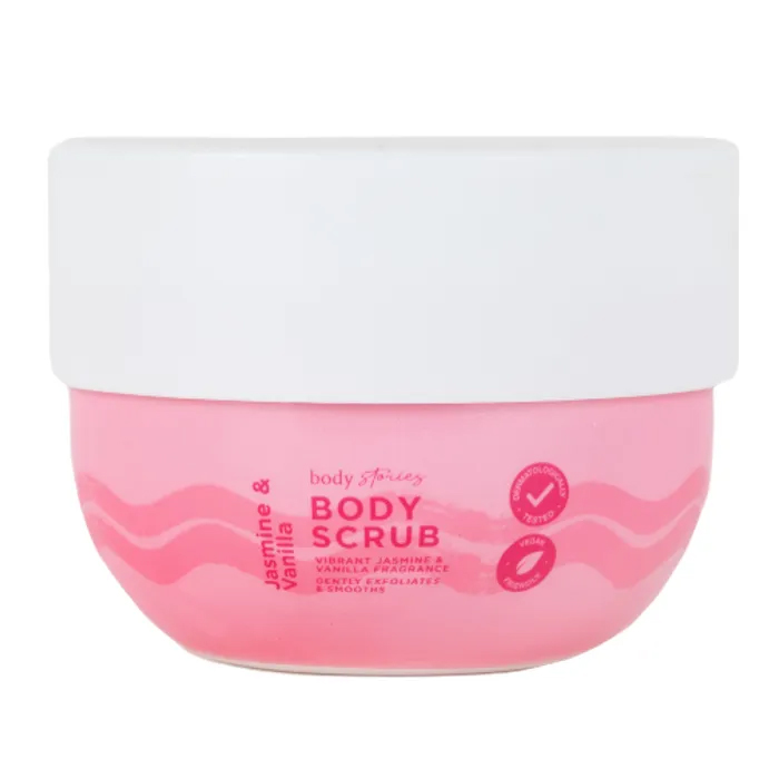 Body Stories Jasmin & Vanilla Body Scrub, 250g