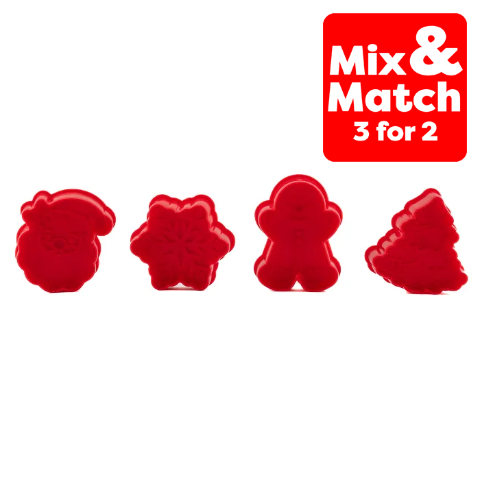 Christmas Cookie Cutter Stampers (Pack of 8)