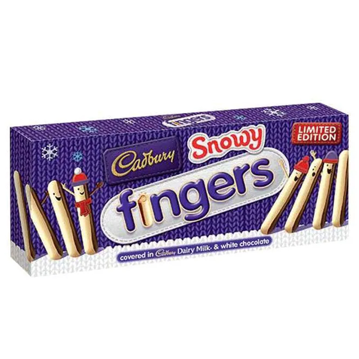 Cadbury Snowy Fingers Box, 115g