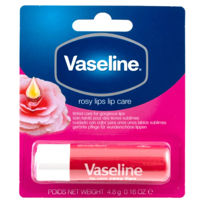 Vaseline Lip Care Stick- Rosy Lips, 4.8g