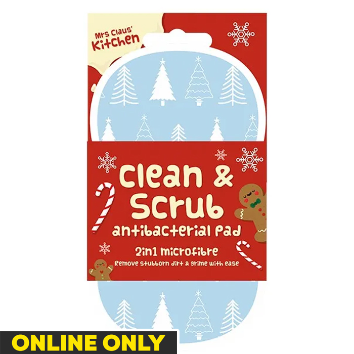 Christmas 2 in 1 Antibacterial Scrubbing Pad - Christmas Trees