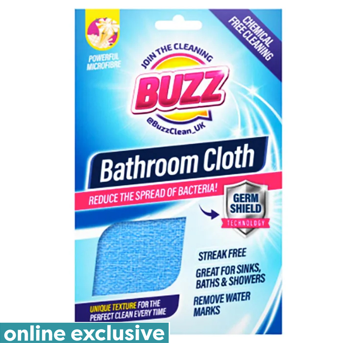 Buzz Microfibre Bathroom Cloth