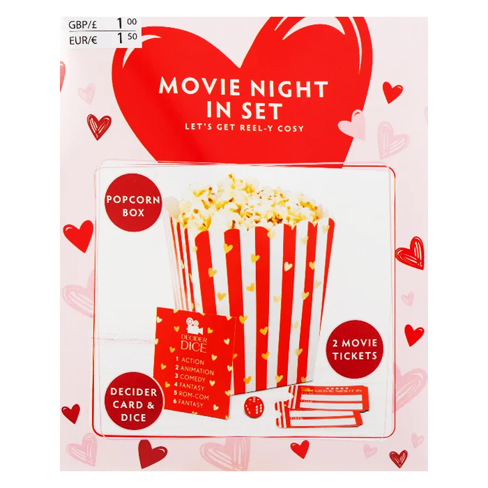 Valentine's Day Movie Night In Set